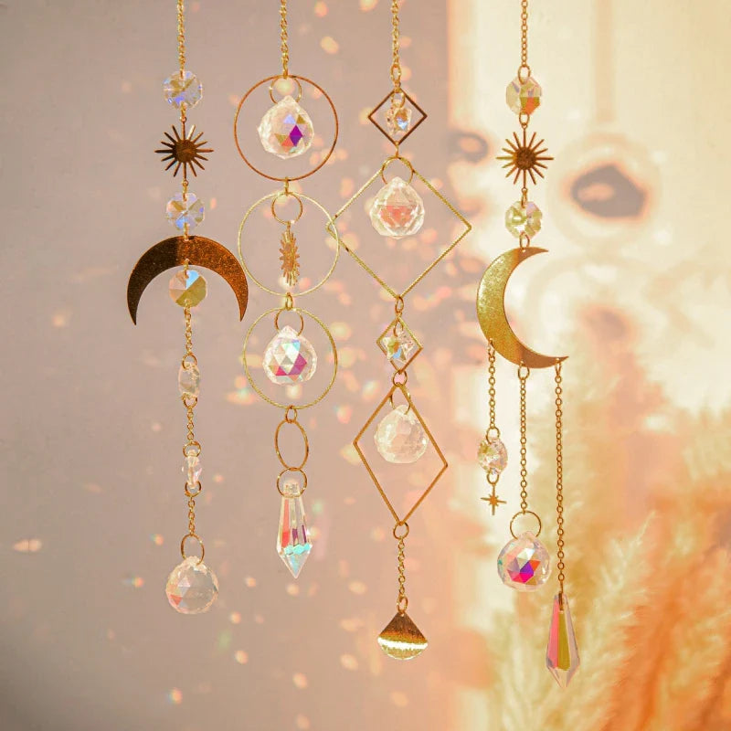Crystal suncatcher garden decor