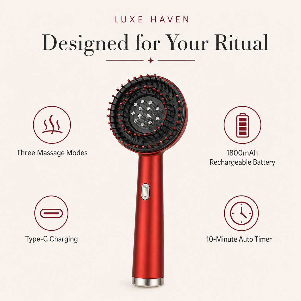 Luxe Haven Scalp Ritual Massager key features