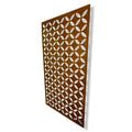 The Patina Steel Garden Screen — Moroccan Circles Design