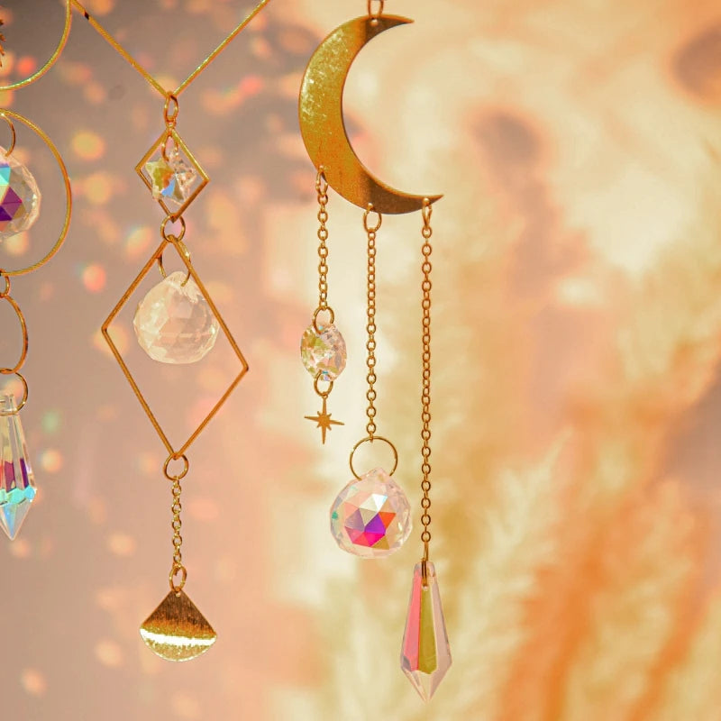 The Prisma Crystal Wind Chime & Suncatcher