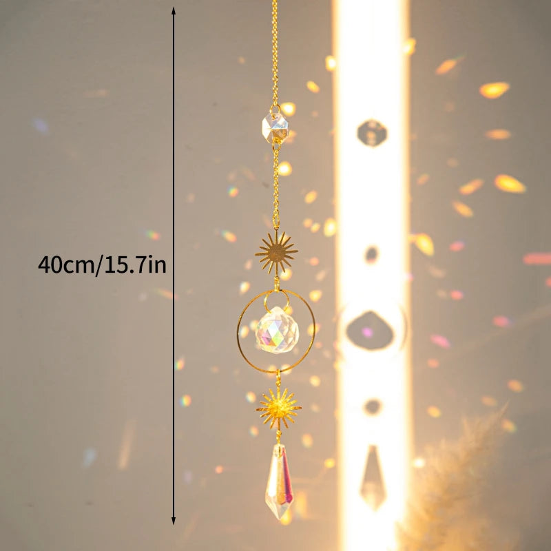 The Prisma Crystal Wind Chime & Suncatcher