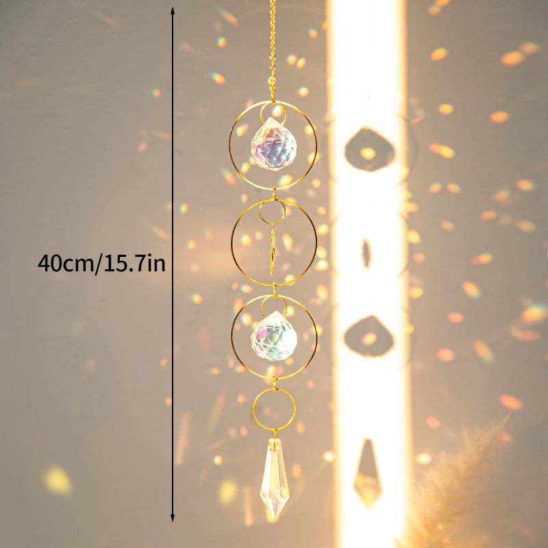 The Prisma Crystal Wind Chime & Suncatcher