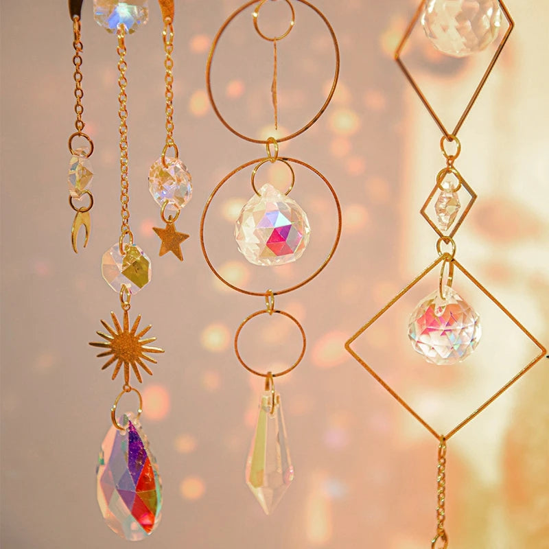 The Prisma Crystal Wind Chime & Suncatcher