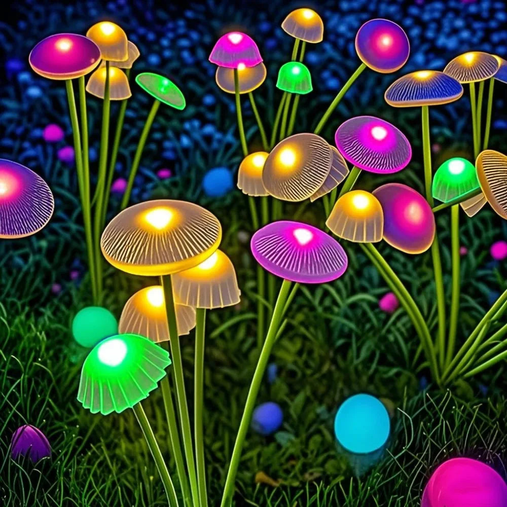 The Myccena Solar Mushroom Lights
