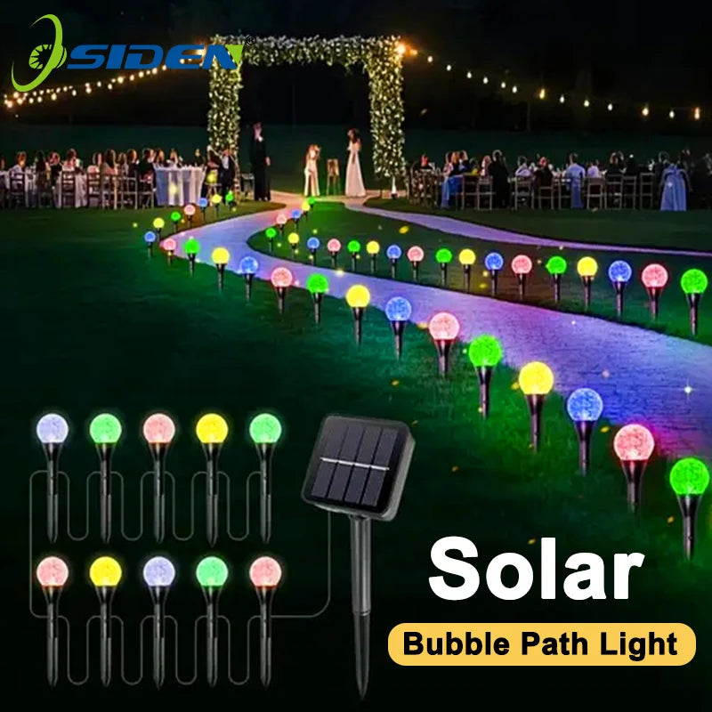 The Celeste Solar Bubble Orb Lights — Luxe Haven
