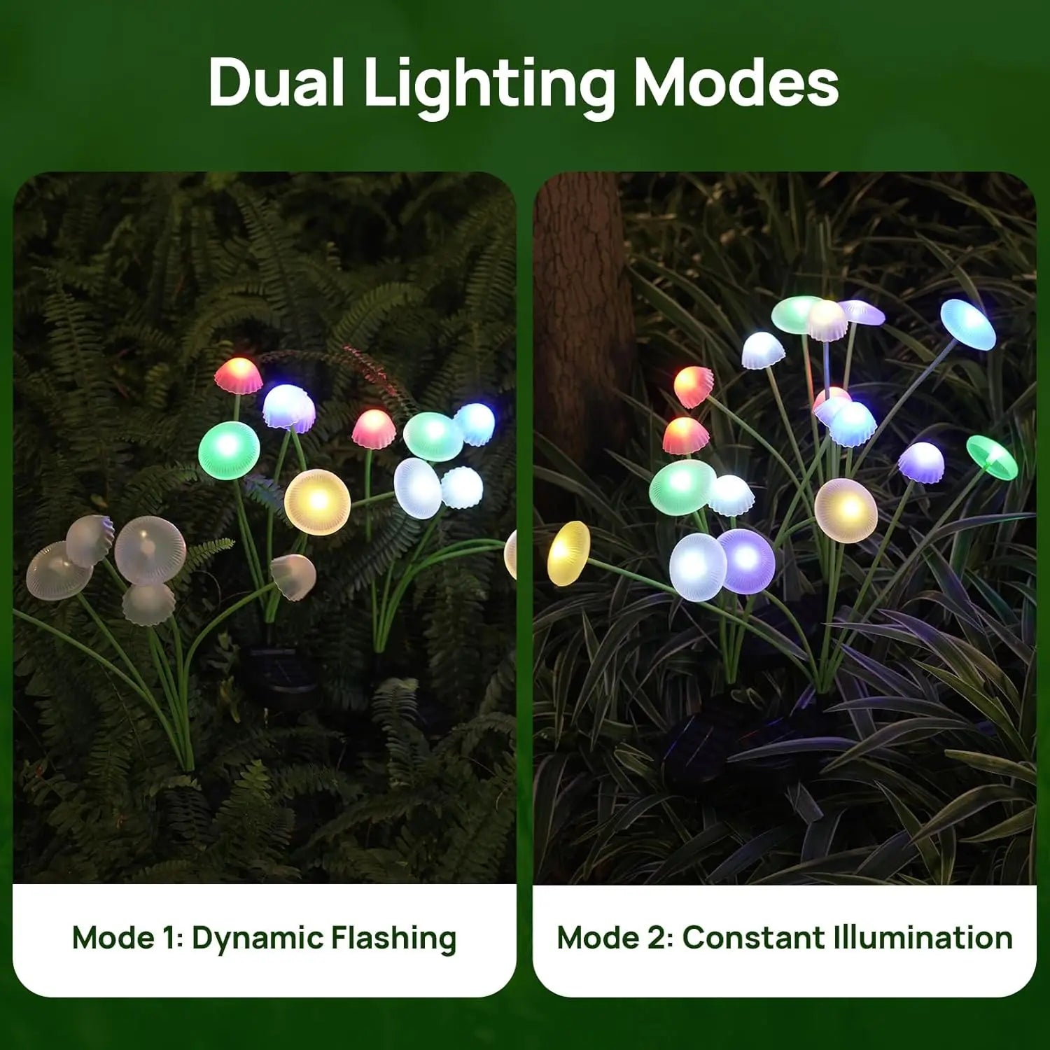 The Myccena Solar Mushroom Lights
