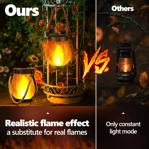 The Nomad Solar Flame Table Lantern