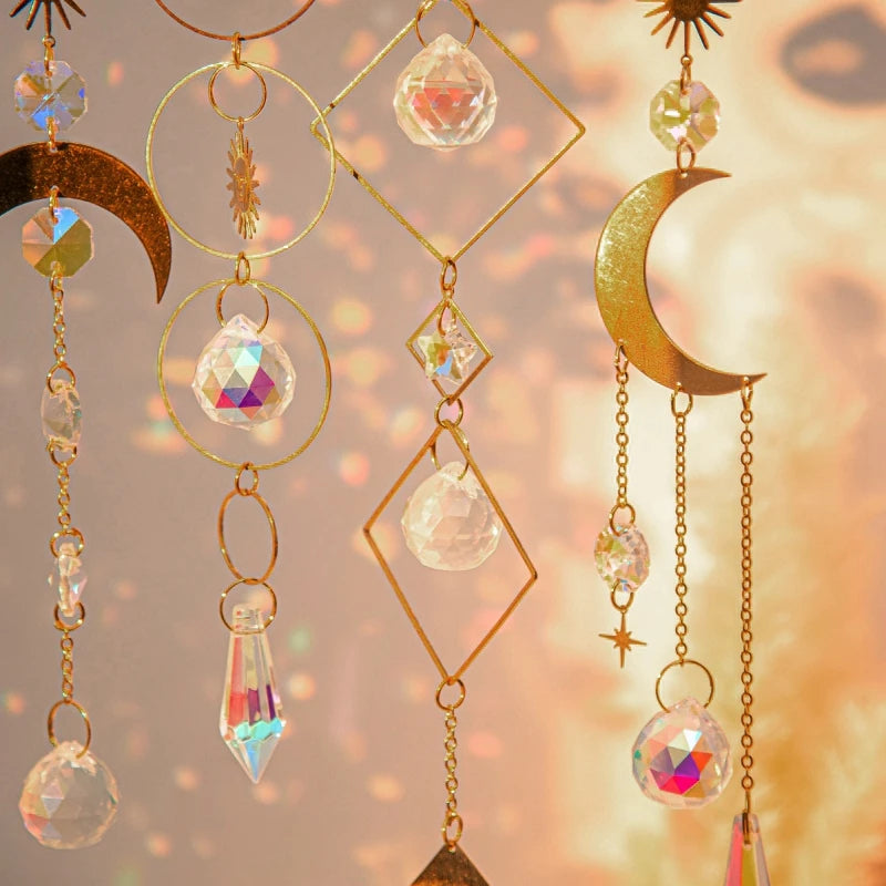 The Prisma Crystal Wind Chime & Suncatcher