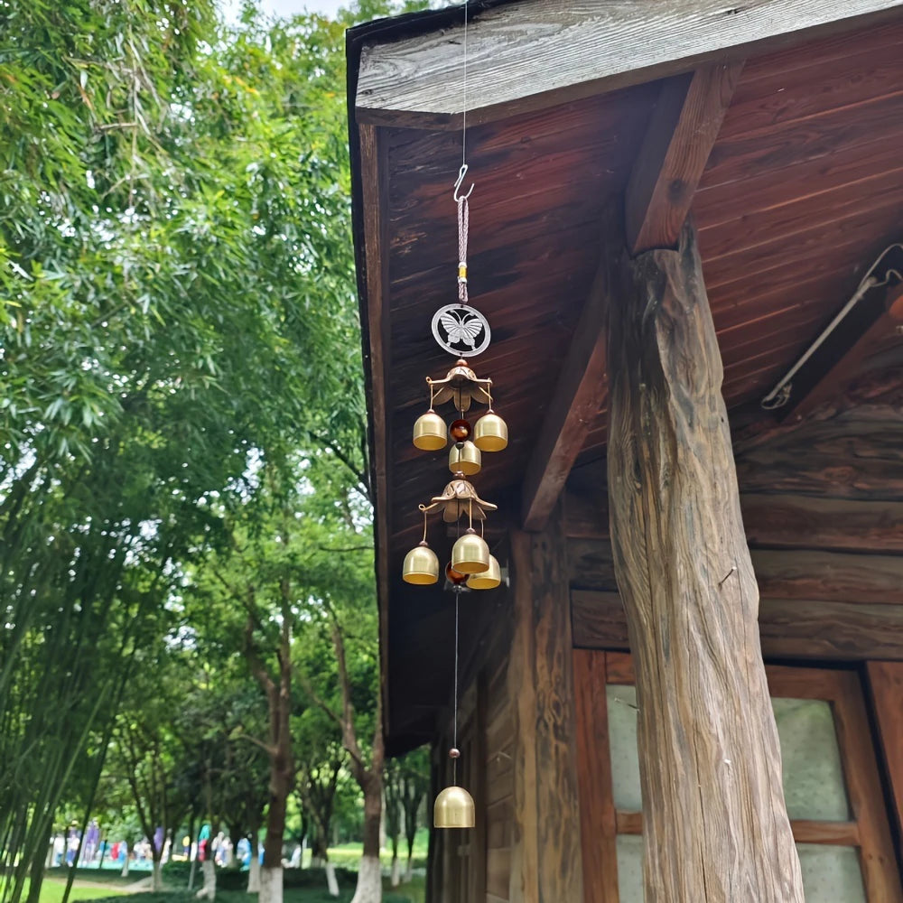 The Vesper Copper Bell Wind Chime