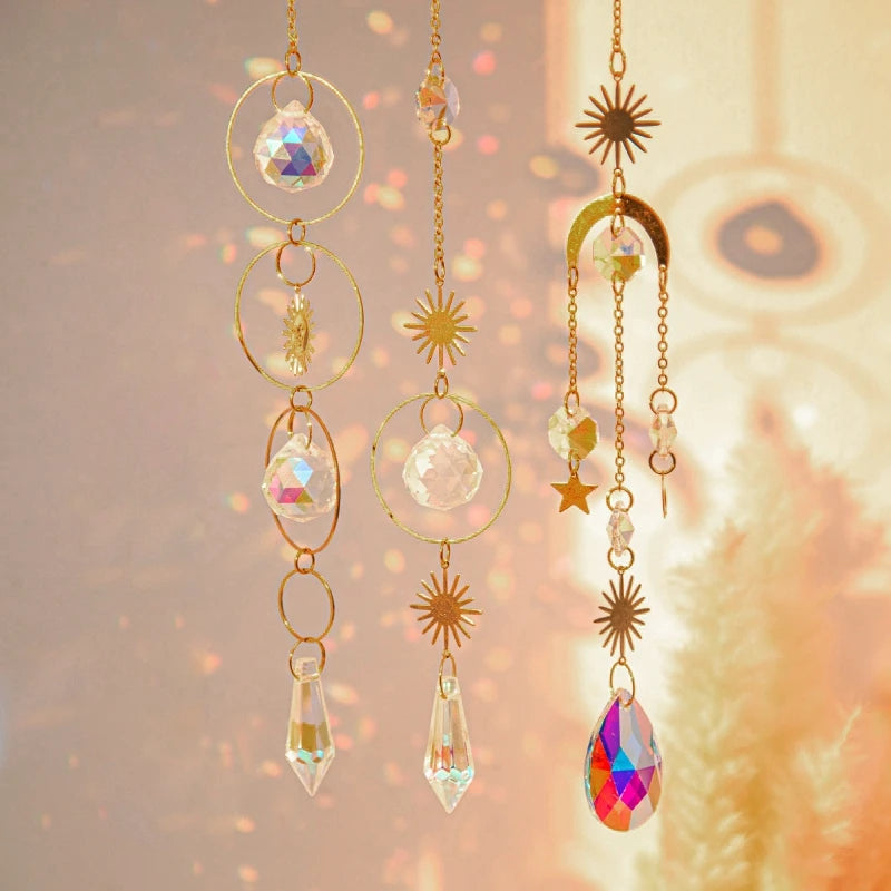 The Prisma Crystal Wind Chime & Suncatcher