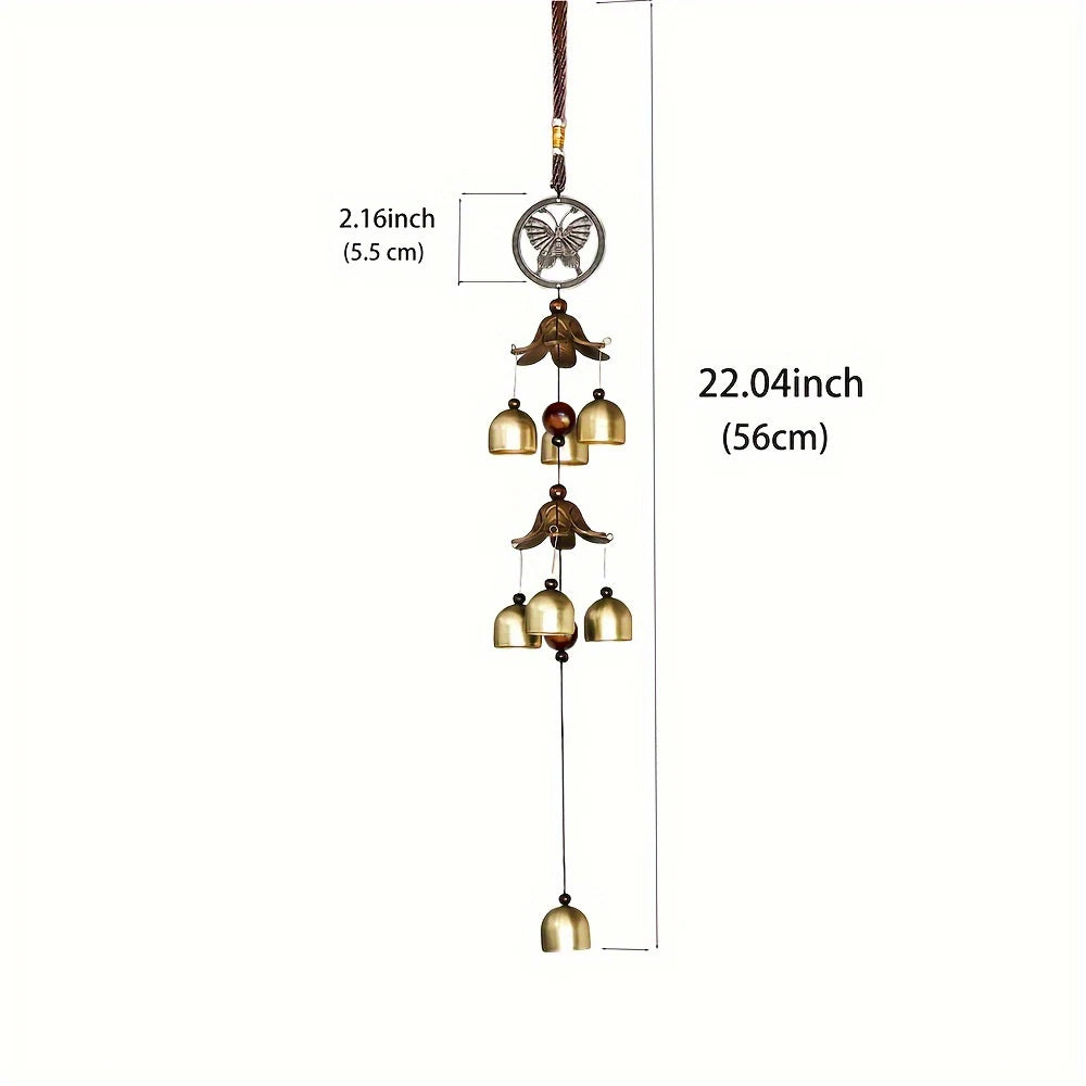 The Vesper Copper Bell Wind Chime