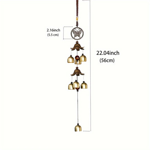 The Vesper Copper Bell Wind Chime