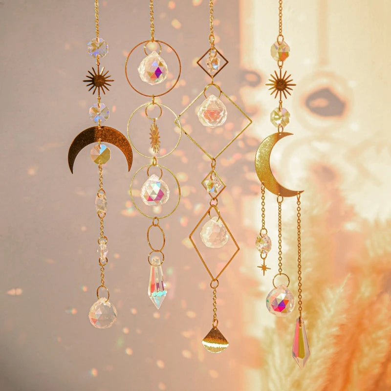 The Prisma Crystal Wind Chime & Suncatcher