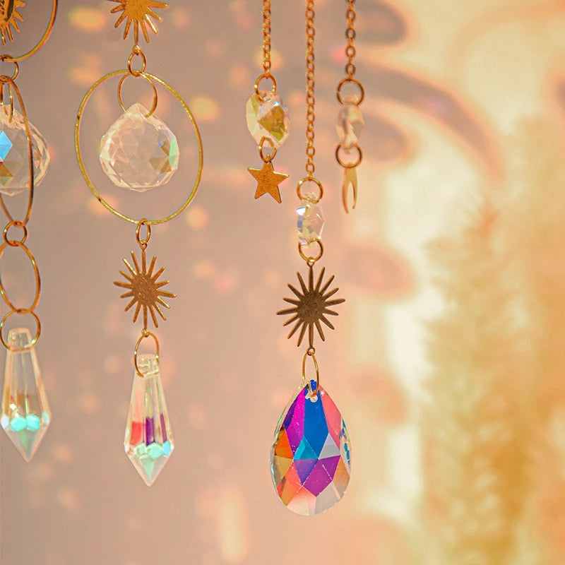 The Prisma Crystal Wind Chime & Suncatcher