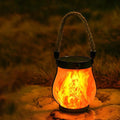 The Nomad Solar Flame Table Lantern — Luxe Haven