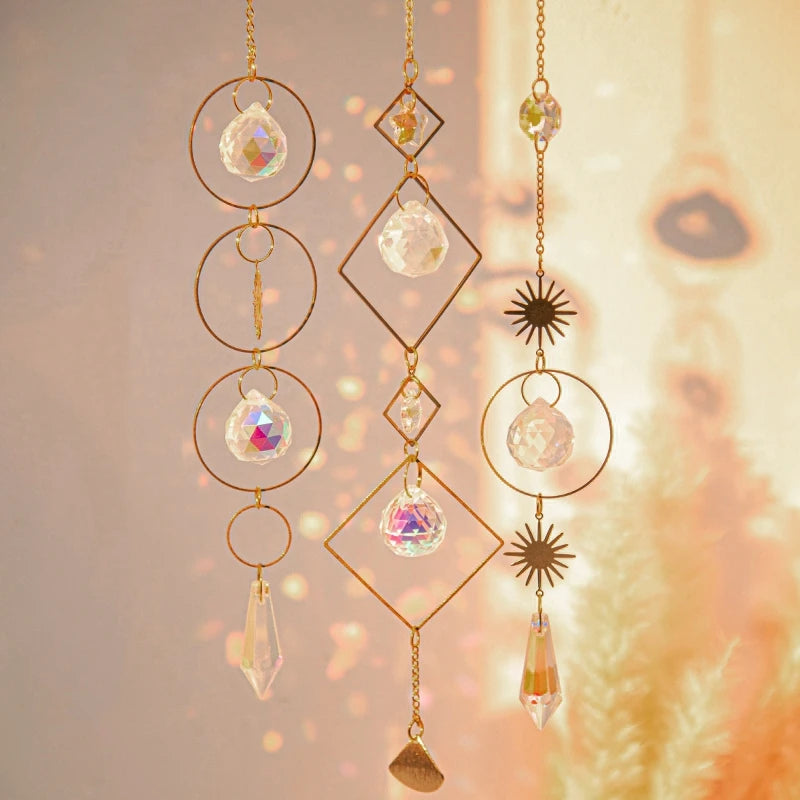 The Prisma Crystal Wind Chime & Suncatcher