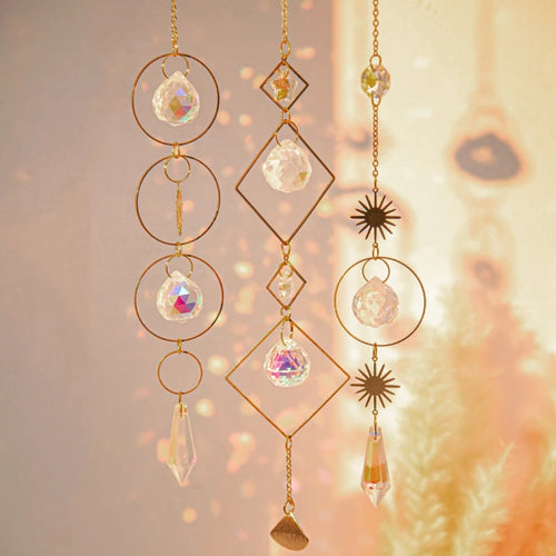 The Prisma Crystal Wind Chime & Suncatcher