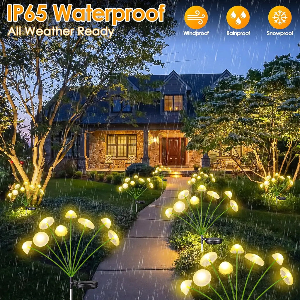 The Myccena Solar Mushroom Lights